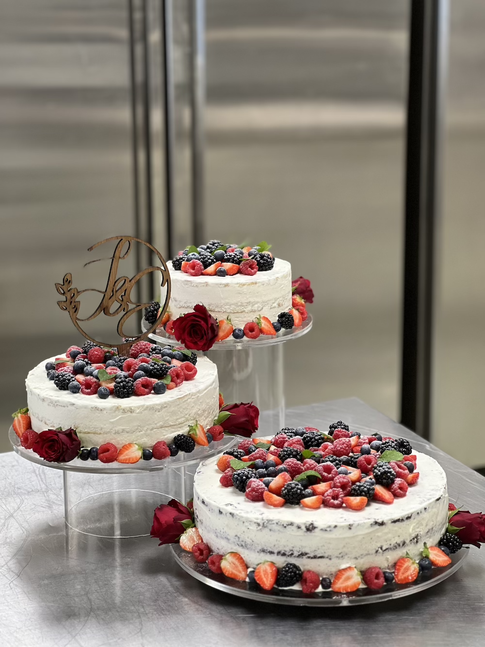 Bruidstaart met veel fruit Bruidstaart met veel fruit